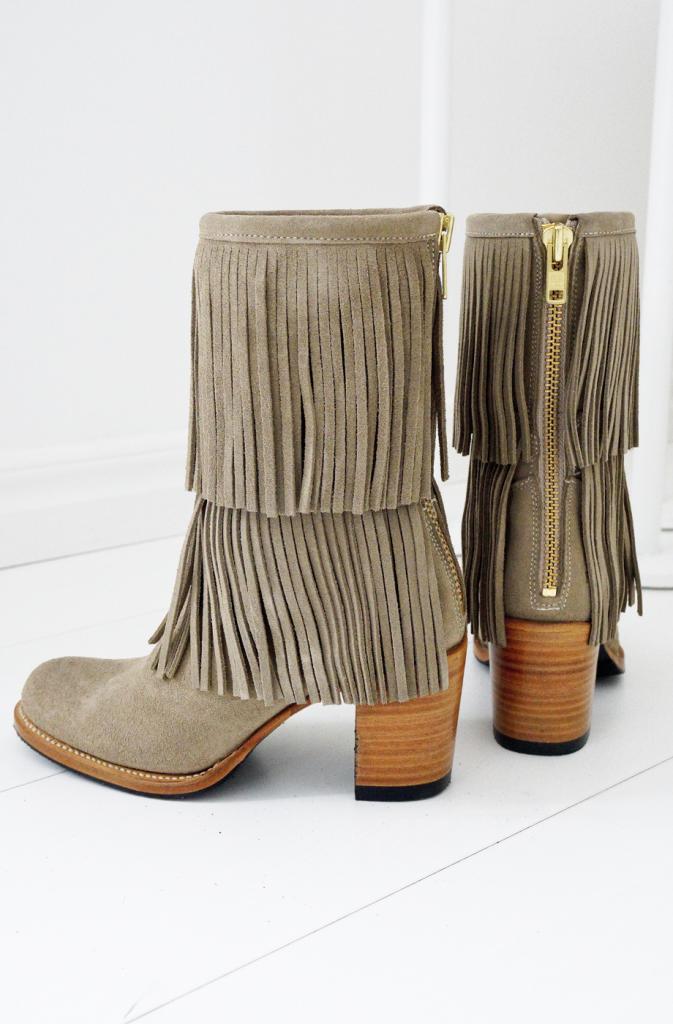 boots med fransar boots med fransar